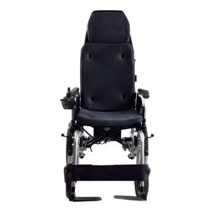 Silla de ruedas eléctrica First Care Premium Comfort 500W, autonomía 30km, carga máx. 120 kg, Joystick 360°, negro