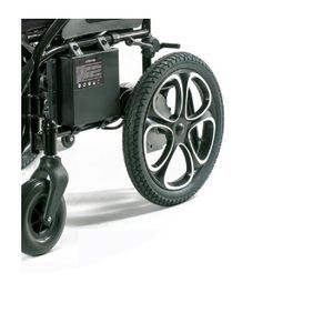 Silla de ruedas eléctrica First Care Srep 400W, velocidad máx. 8km/h, acero inoxidable, negro