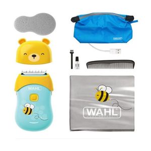 Cortadora Wahl Bee Gentle 70002-008 recargable, duración 2.5 horas aprox, celeste