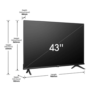 Smart Tv Hisense 43" Led Full HD Vidaa 43A4K negro