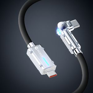 Cable Tipo-C A Tipo-C, 1m, 66W, Silicona, Negro