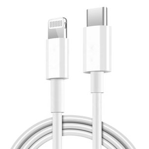 Cable Lightning A Tipo-C, 2m, 27W, Mfi, Tpe, Blanco