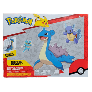 Pokémon Jazwares Lapras Wartortle Froakie