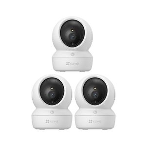 Kit de 3 Cámaras De Seguridad Ezviz H6C Full HD Blanco