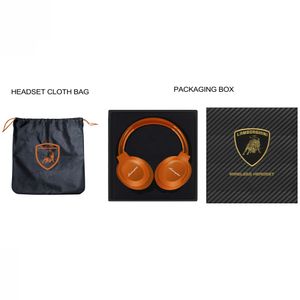 Audífonos bluetooth on ear Lamborghini Huracán Borealis almohadillas acolchadas, máx. 35 horas de reproducción, naranja