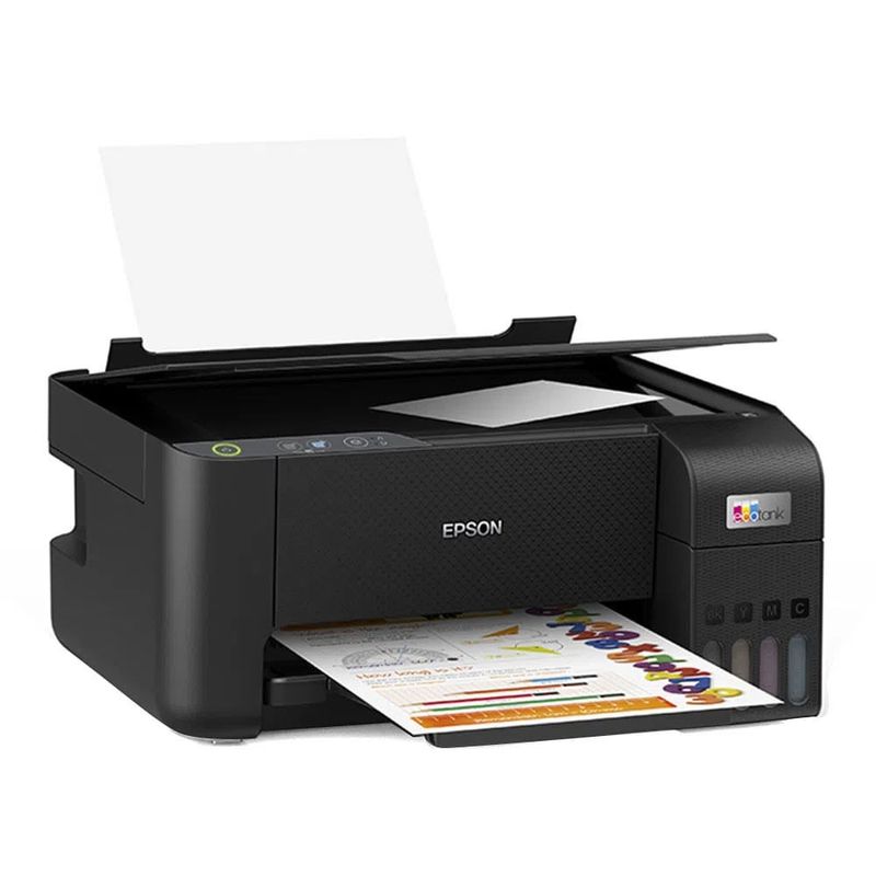 Epson EcoTank L3210 multifunción alámbrica tanques diagonal
