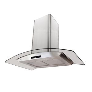 Campana Extractora Sole Venus Isla  90 Cm Plateado