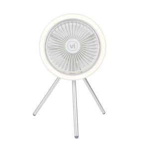 Ventilador portátil con base Vivibox VVB-00051P 18h de uso, blanco