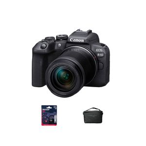 Cámara Canon EOS R10 + RF-S 18-150MM IS STM + estuche + memoria