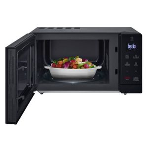 Horno microondas LG MH7032JAS 1150W, capacidad 30 litros, 8 funciones de cocción automática, EasyClean con dorador, negro