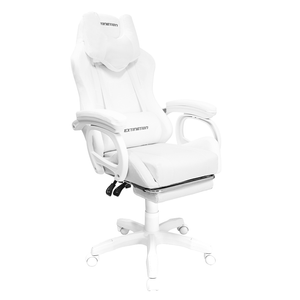 Silla Gamer Extingtion Sapp Gamuza Cuerina Color Blanco