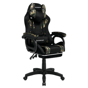Silla gamer Extingtion Sapp gamuza cuerina, camuflaje