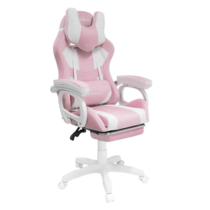 Silla gamer Extingtion Sapp gamuza cuerina, rosado