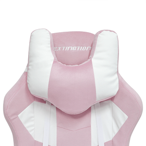 Silla gamer Extingtion Sapp gamuza cuerina, rosado