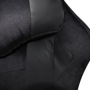 Silla Gamer Extingtion Sapp Gamuza-Cuerina Color Negro