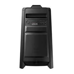 Parlante bluetoothe Samsung MX-T50PE 500W, resistente al agua, USB, karaoke, luces LED, negro