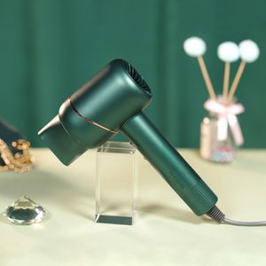 Secador de cabello Iónico Hair Dryer 2200W, 2 niveles de velocidad, 2 niveles de temperatura, verde