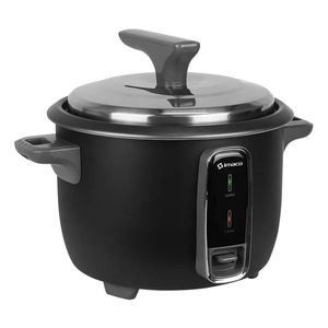 Olla arrocera Imaco RC36 1300w, 3.6 litros, recubrimiento antiadherente, negro