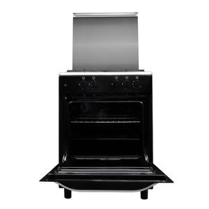 Cocina de pie Sole Cartagena Glp 60 cm, 3.4kw, 4 quemadores, negro