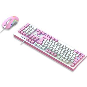 Kit Gamer Antryx Teclado Mecánico y Mouse GC-5400 Switch Azul