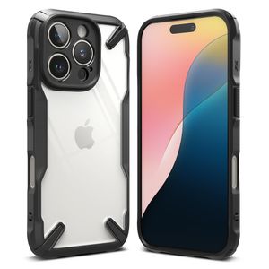 Case para iPhone 16 Pro Max, fusion X, anti golpes, rígido, negro