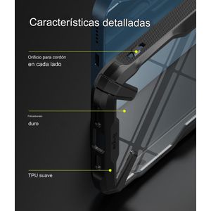 Case para iPhone 13 fusion X, anti golpes, rígido, negro
