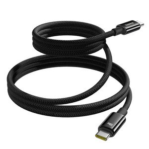 Cable Tipo C a Tipo C Baseus 1 metro, 100W, magnético, negro
