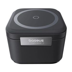 Cargador inalámbrico Baseus, 2 en 1, 25W, para iPhone y iWatch, negro