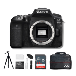 Cámara Canon EOS 90D DSLR (Cuerpo Solo) + Kit Ultimate