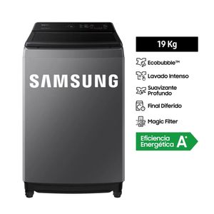 Lavadora Samsung EcoBubble 19KG WA19CG6441BDPE, Plata