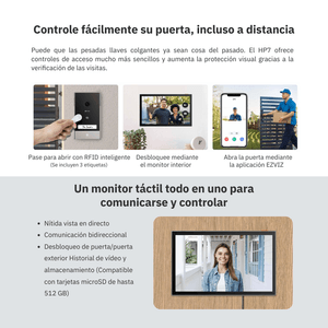 Videoportero doméstico inteligente HP7 2K - Ezviz