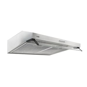 Campana extractora Sole Roma 1 motor 150w, 60 cm, 3 niveles de absorción, plateado