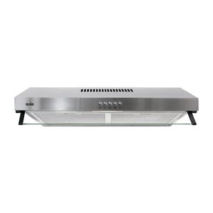 Campana extractora Sole Roma 1 motor 150w, 60 cm, 3 niveles de absorción, plateado