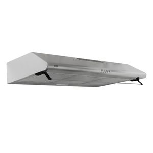 Campana extractora Sole Hera 1 motor 95W, 80 cm, 3 niveles de absorción, plateado