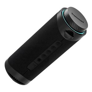 Parlante Bluetooth T7 30W, hasta 12 horas de reproducción, luces LED, True Wireless (TWS), sonido 360, negro