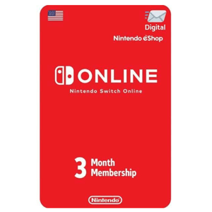 Código Nintendo Switch Online 3 Meses USA - Switch Digital