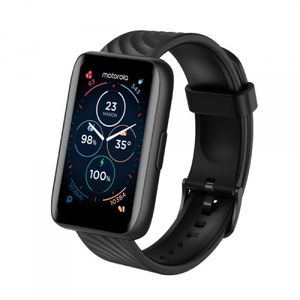 Smartwatch Motorola Moto 40, modo deportivo, resistencia al agua, negro