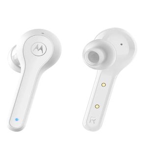 Audífonos bluetooth True Wireless Motorola Moto Buds 085 resistente al agua IPX5, duración máx. 15 horas con estuche, blanco