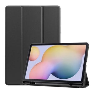 Funda Smart Case para Tablet Samsung S6 Lite con portapencil, negro
