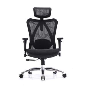 Silla de oficina Qatar Black Gerencial  Ergonómica