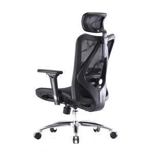 Silla de oficina Qatar Black Gerencial  Ergonómica