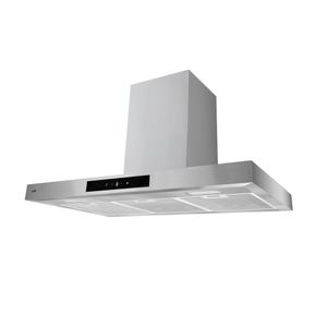 Campana decorativa Sole Onyx-T 1 motor 210w, 90 cm, 3 niveles de absorción, plateado