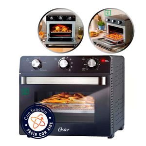 Horno con freidora de aire Oster TSSTTVMAF1NS 1700 w, 22 litros, negro