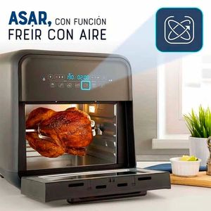 Super freidora de aire Oster CKSTAFOV3 digital, 2000w, 10 litros, negro