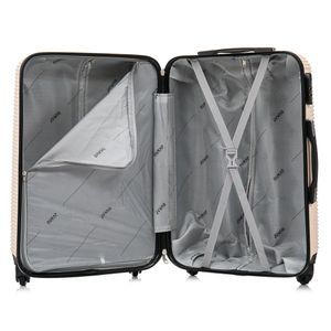 Maleta mediana Dukap Royal, 4 ruedas, capacidad 15 kg, arena