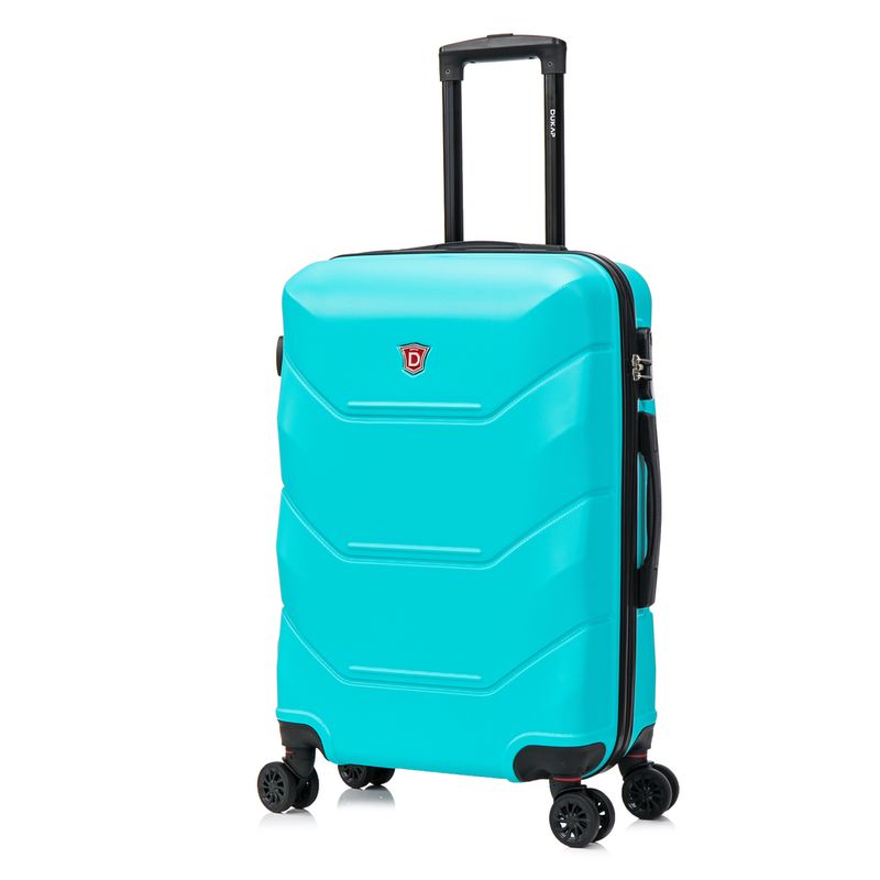Maleta-mediana-Dukap-Zonix-15kg-4-ruedas-dobles-360°-cerradura-3-digitos-diseño-liviano-y-resistente-turquesa