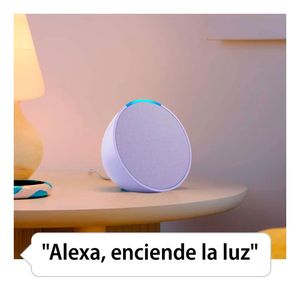 Pack Echo Pop parlante inteligente Alexa, lavanda lila + Foco Amazon Basic 60W