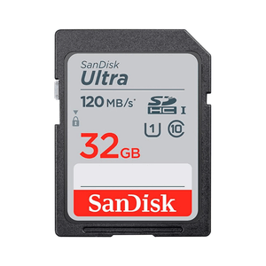 Memoria SDHC Sandisk Ultra 32GB 120MB/s Clase 10 UHS-I Full HD