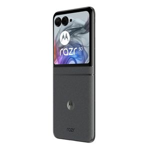 Celular Motorola Razr 50 5G 512GB, 12GB ram, cámara principal 50MP + 13MP, frontal 32MP, 6.9"/3.63", gris + Moto Buds