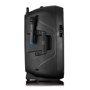 Parlante portátil Maxtron Sauvage MX 121, parlante 15", incluye 2 micrófono UHF